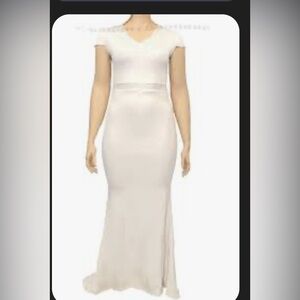 Elegant White Evening Gown
